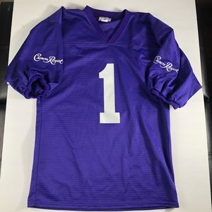 crown royal football jersey purple large 42-44